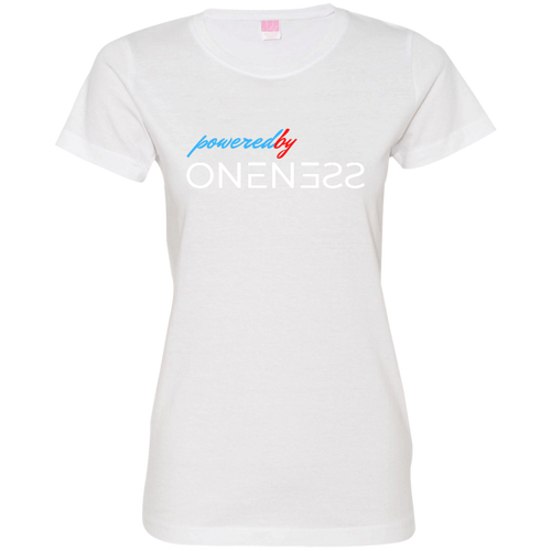 Powered By Oneness Woman's Fine Jersey T-Shirt