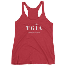TGIA "Thank God I'm Alive" Warrior Queen' Racerback Tank Top
